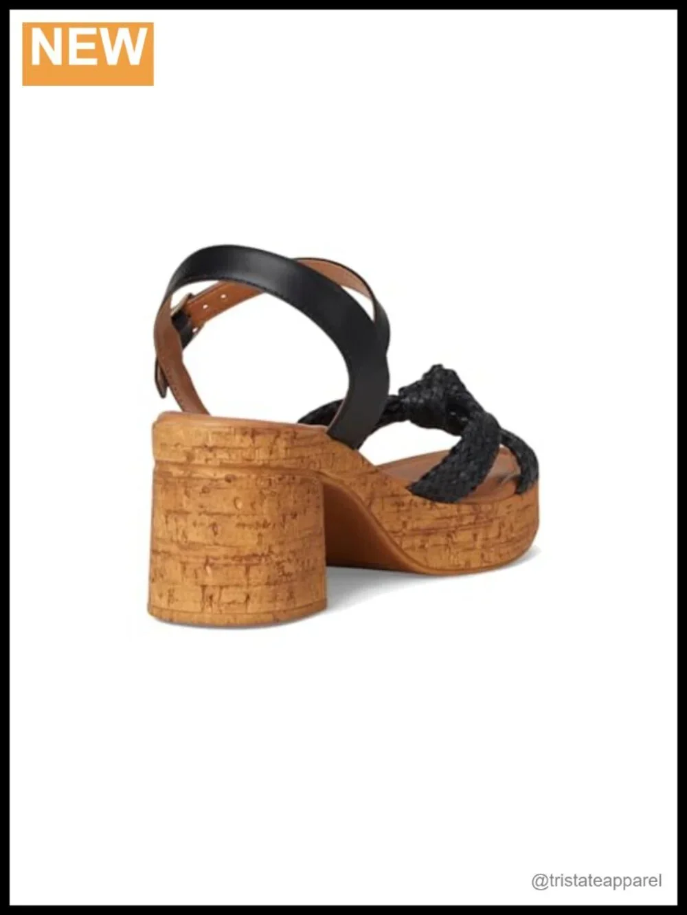Seychelles Musical V Heeled Sandals Woven Polyurethane Platform Cork